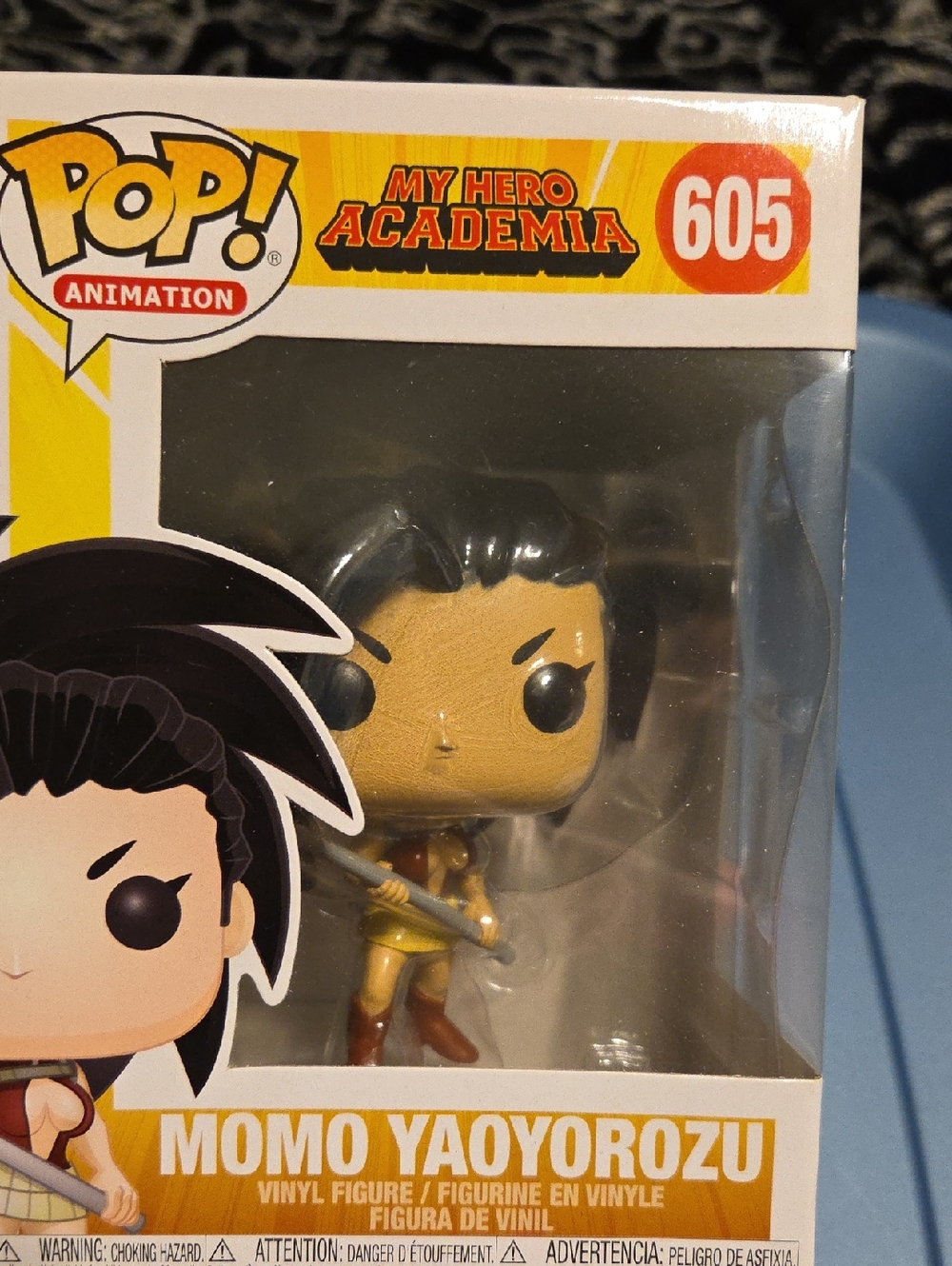 Funko Pop! Momo Yaoyorozu Yellow and Brown Vinyl Figure (My Hero Academia)